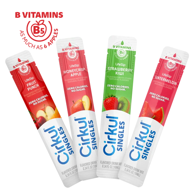 Sugar-Free 16-Pack Singles LifeSip Bundle TIN3 - Electrolyte Hydration Enhanced Taste Cartridges - Default Title