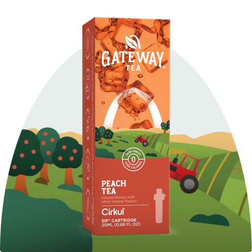 Sugar-Free Gateway Peach Tea 97HL - Electrolyte Hydration Enhanced Taste Cartridges - Default Title