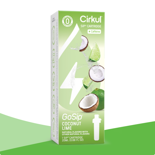 Zero-Calorie GoSip Coconut Lime WWKC - Vitamin-Infused Natural Refreshing Flavor Core - Default Title