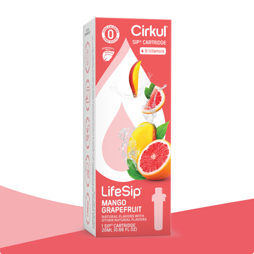 Vitamin-Infused LifeSip Mango Grapefruit (Stevia) HUV3 - Zero-Calorie Multi-Flavor Sip Pods for Water Bottle - Default Title