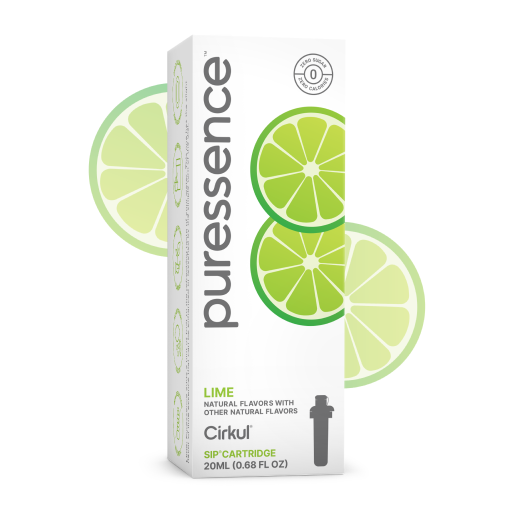 Natural Fruit Flavored Puressence Lime (Unsweetened) DHD6 - Sugar-Free Fruit Flavor Cartridge Refill - Default Title