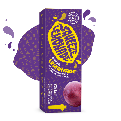 Sugar-Free Squeeze Grape Lemonade QJ8Y - Sugar-Free Fruit Flavor Cartridge Refill - Default Title