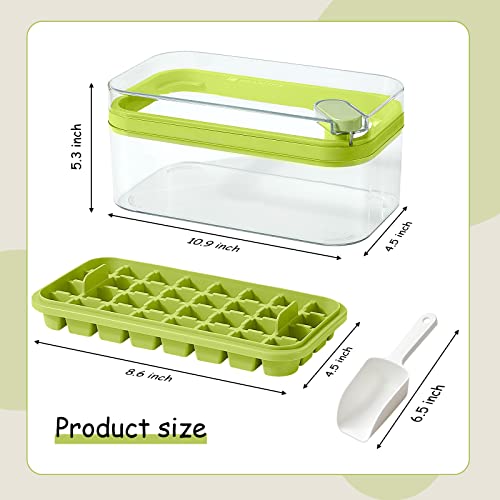 Classic Ice Cube household Tray with Lid and Bin,  Collection
