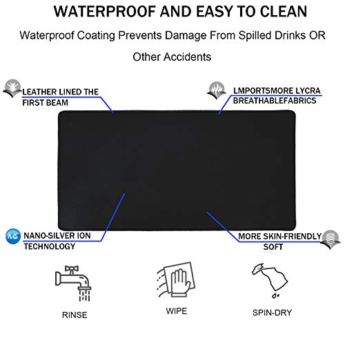 exclusive TEDNETGO Large Gaming Mouse Pad, Waterproof Extra Large Big Mouse for Daily Use