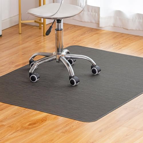 Minimalist Office Chair Mat for Hardwood Floor Under Kit