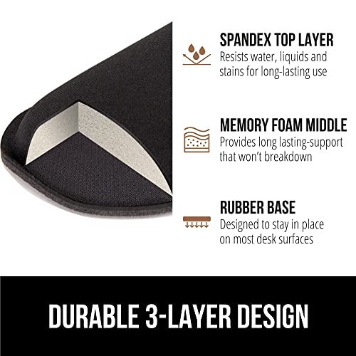 GORILLA GRIP Silky Memory Foam Wrist Rest for Computer Set