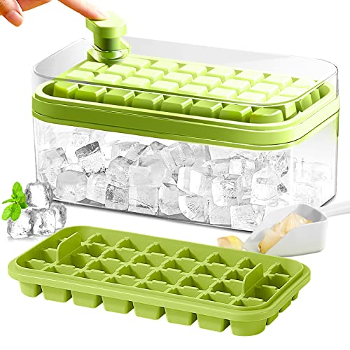 Classic Ice Cube household Tray with Lid and Bin,  Collection