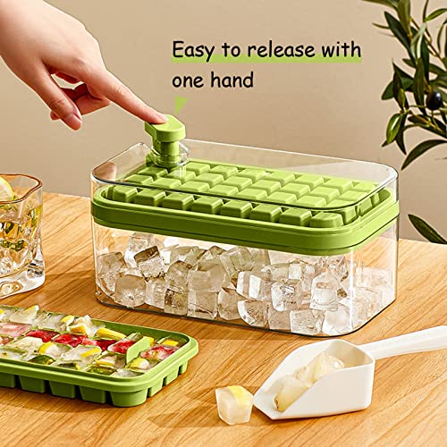 Classic Ice Cube household Tray with Lid and Bin,  Collection