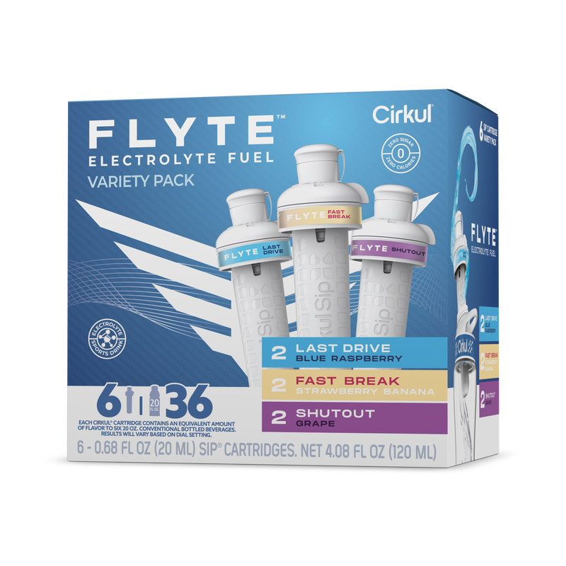 Zero-Calorie Flyte 6-Pack Variety Pack MMZB - Electrolyte Hydration Enhanced Taste Cartridges - Default Title