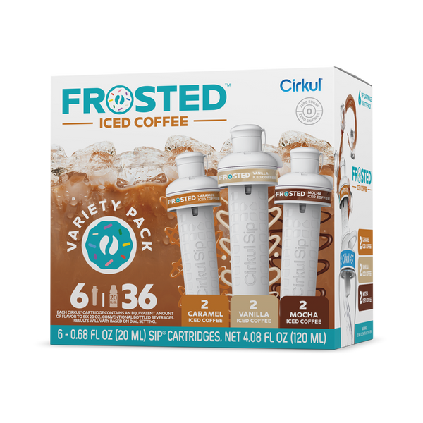 Zero-Calorie Frosted Iced Coffee 6-Pack Variety Pack RAJT - Sugar-Free Fruit Flavor Cartridge Refill - Default Title
