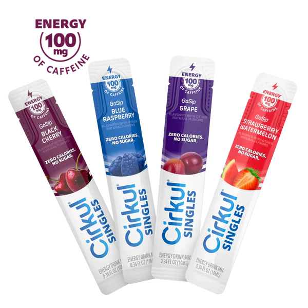 Natural Fruit Flavored 16-Pack  Singles GoSip Bundle H74N - Sugar-Free Fruit Flavor Cartridge Refill - Default Title