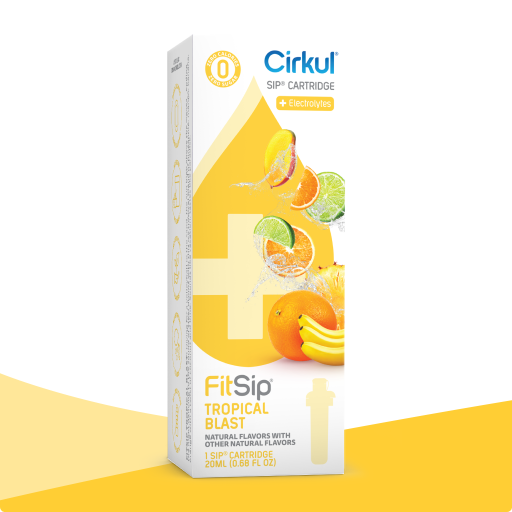 Natural Fruit Flavored FitSip Tropical Blast YWXV - Sugar-Free Fruit Flavor Cartridge Refill - Default Title