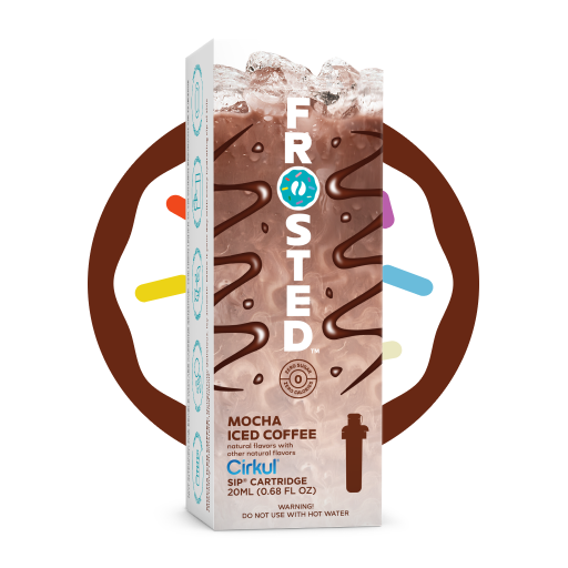 Natural Fruit Flavored Frosted Mocha Iced Coffee J5FU - Sugar-Free Fruit Flavor Cartridge Refill - Default Title