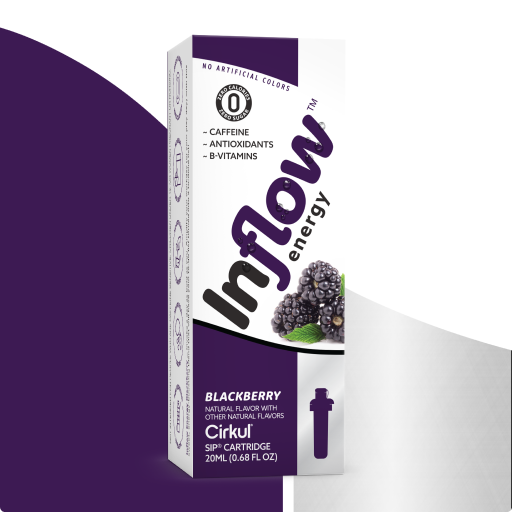 Natural Fruit Flavored Inflow Energy Blackberry 4RAS - Electrolyte Hydration Enhanced Taste Cartridges - Default Title
