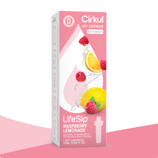 Sugar-Free LifeSip Raspberry Lemonade OTKN - Electrolyte Hydration Enhanced Taste Cartridges - Default Title