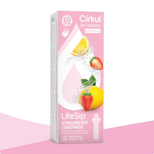 Natural Fruit Flavored LifeSip Strawberry Lemonade (Stevia) QJJ2 - Electrolyte Hydration Enhanced Taste Cartridges - Default Title